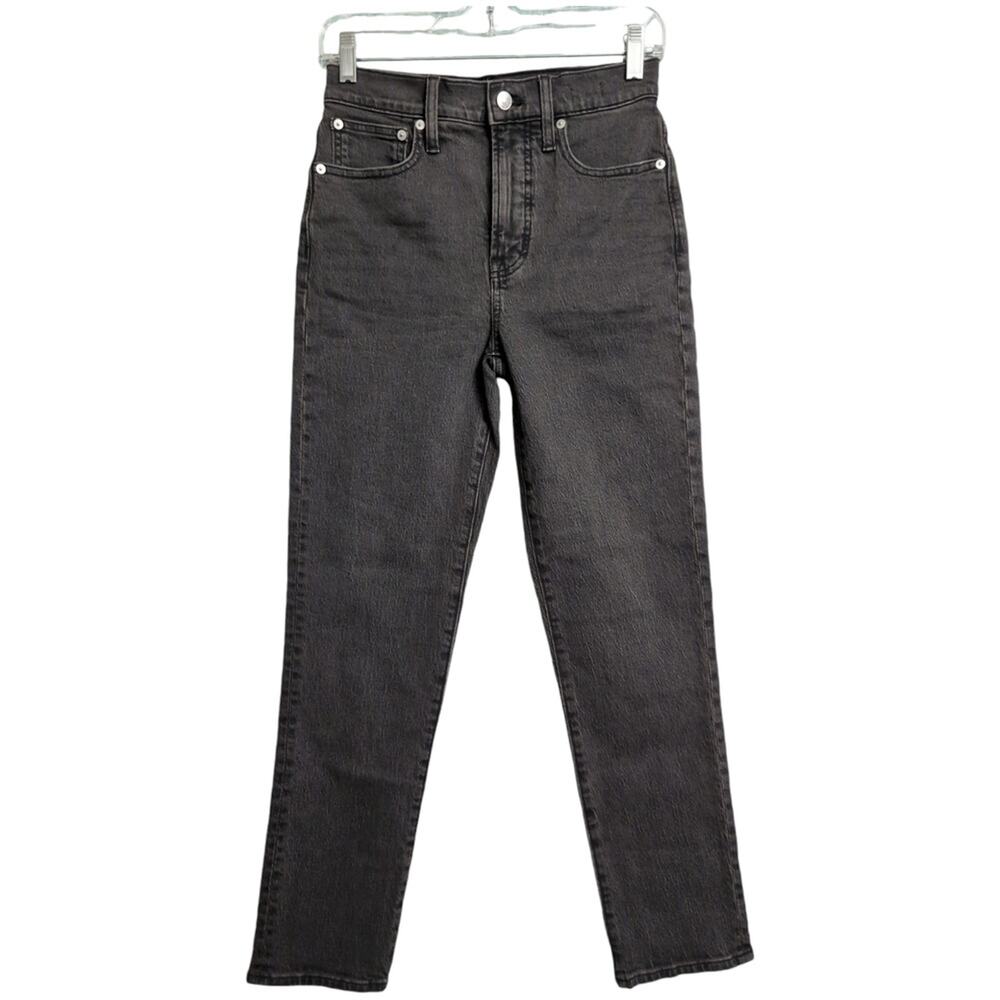 Madewell Grey The Perfect Vintage Jean Zip Fly 5 Pocket Design Size 24